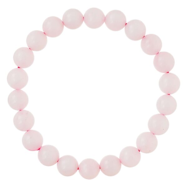 Rose Quartz Bracelet for Women Men's Gifts - Protection Healing Crystal Bracelet - 8mm Gemstone Beaded Adjustable