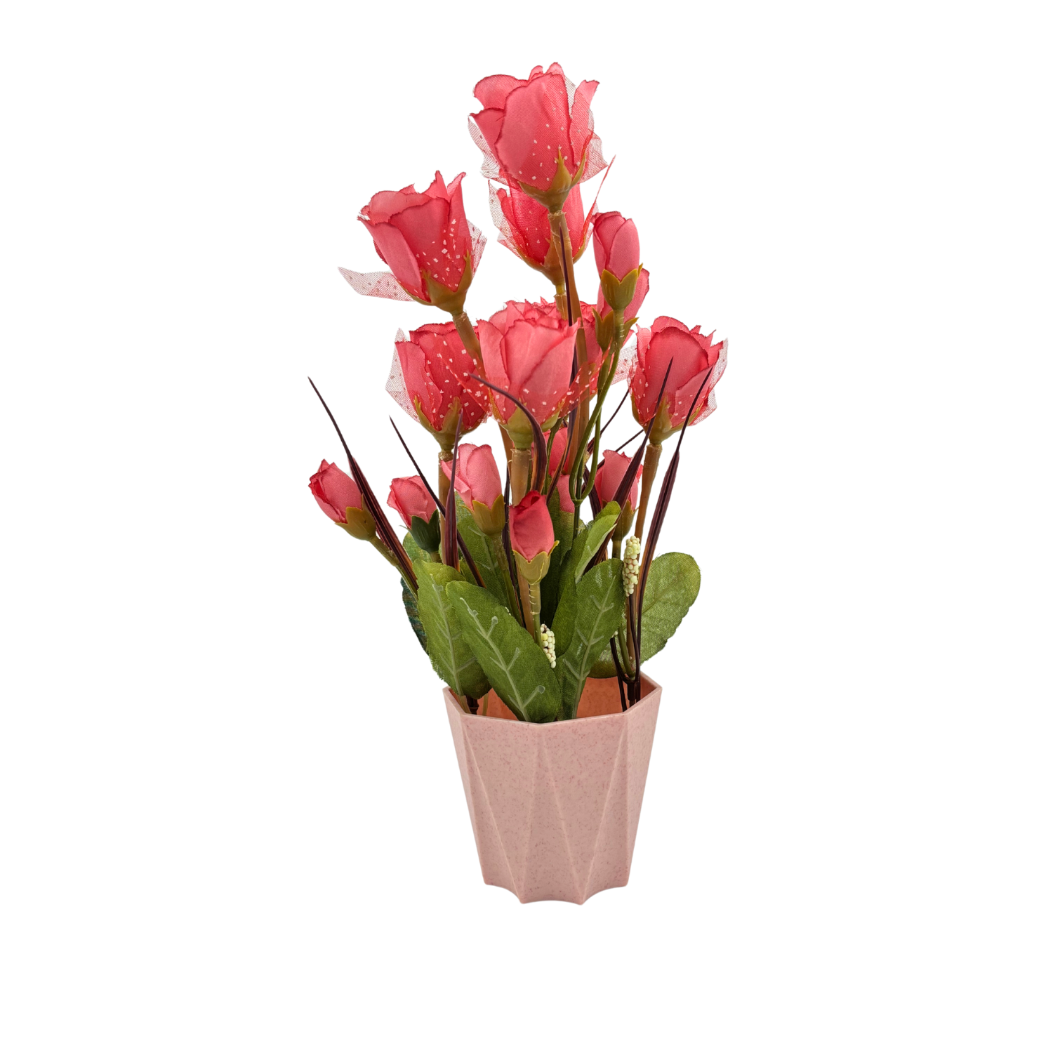 Artificial Plants with Pot Showcase Decoration Plants Flowers | Fake Plant | Artificial Plants for Home Decor Office Gifting Plants Decorative Potted Plants (RV-AP23)